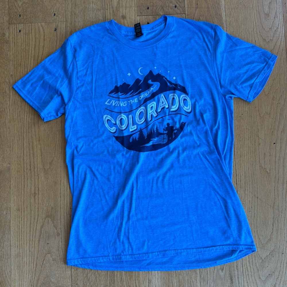 Colorado T-shirt, short sleeve, blue, men’s L